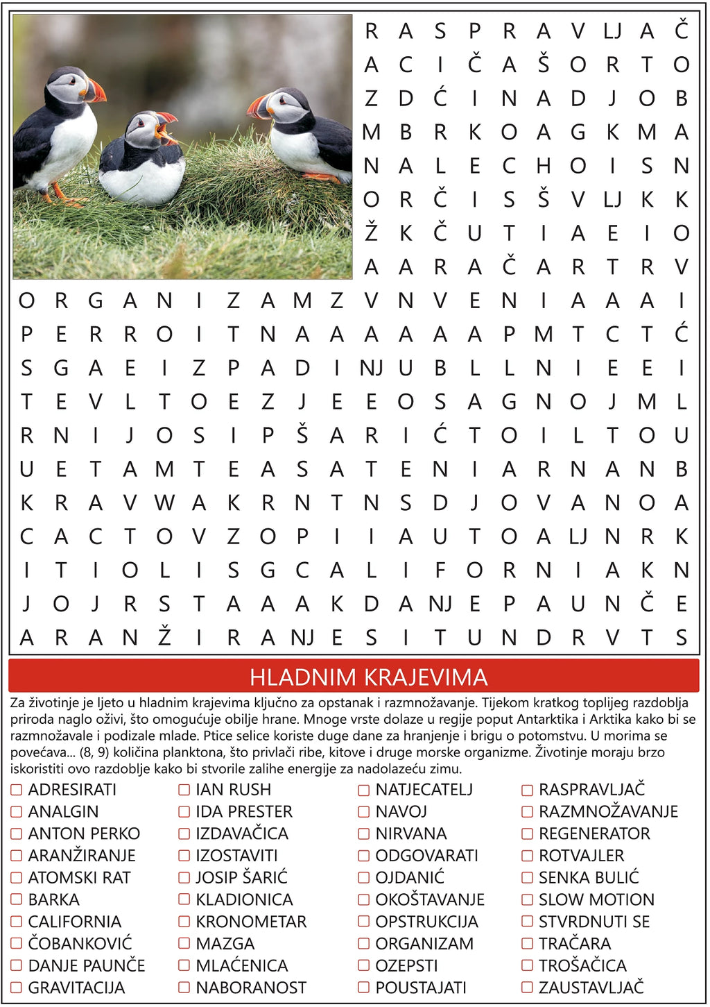 Osmosmjerka specijal