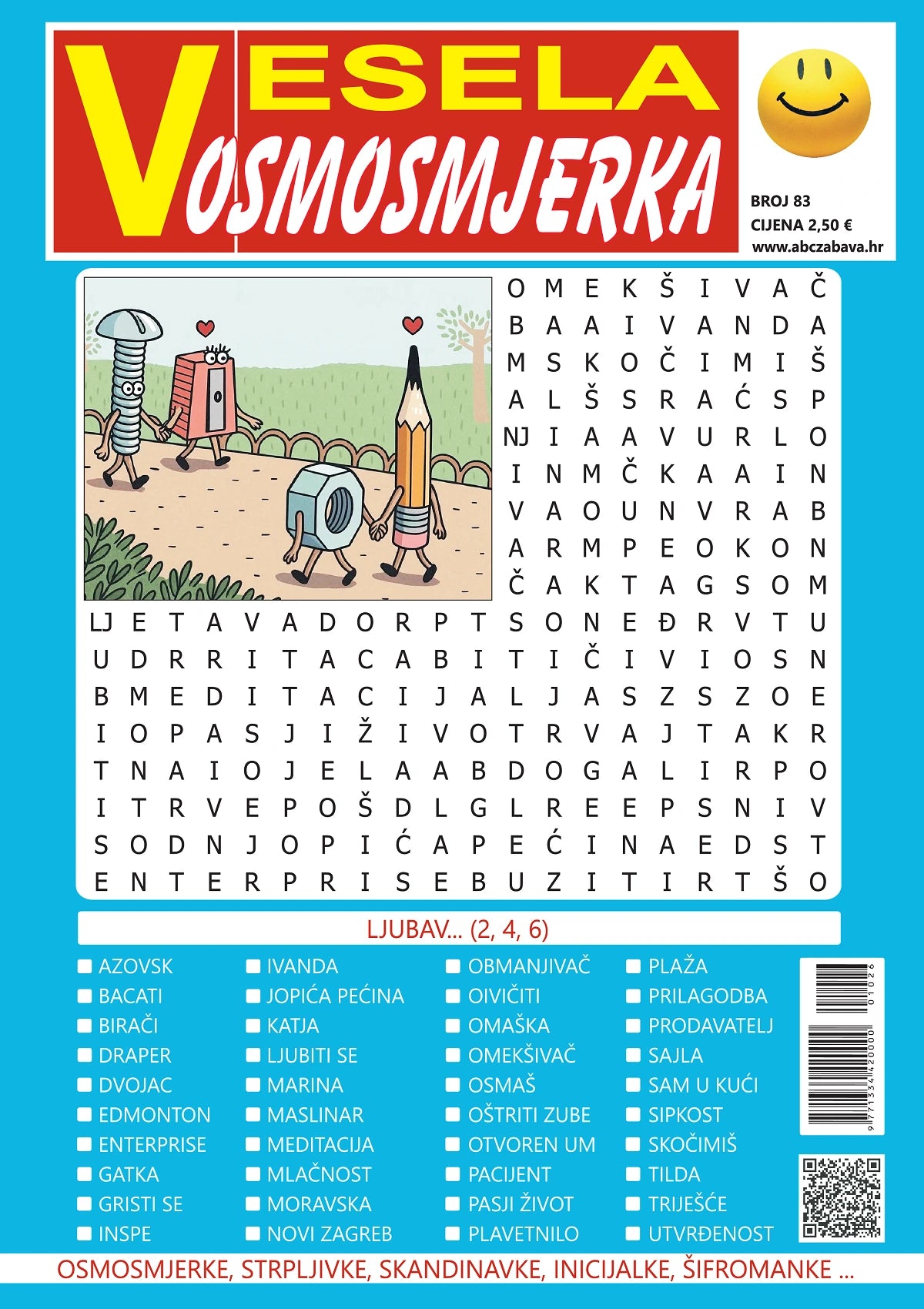 Vesela osmosmjerka